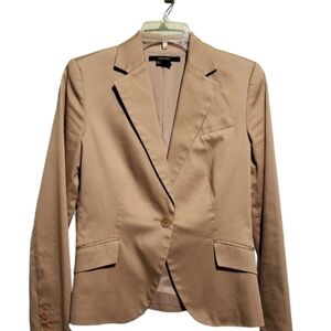 327 Zara Light Beige Single-Button Blazer